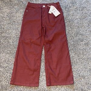 New with tag maroon pants